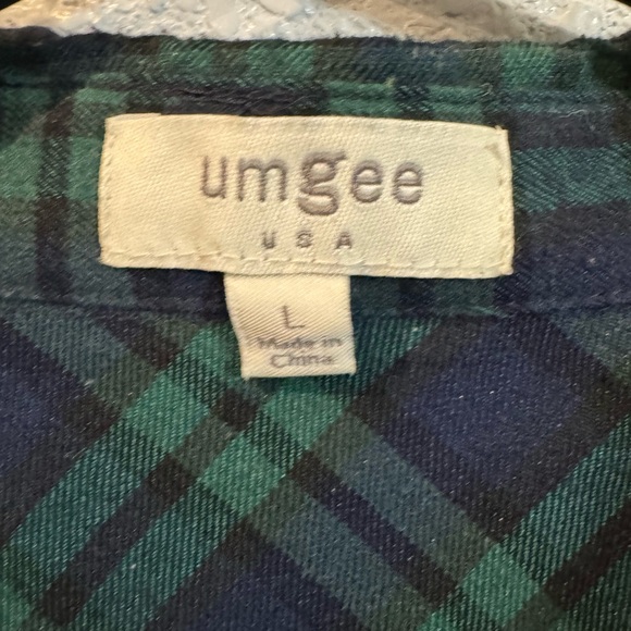 Flannel duster with buttons - Picture 2 of 3